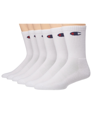 Champion Men's 6-Pk Crew Sports Socks