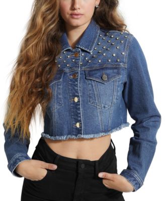 guess crop jacket