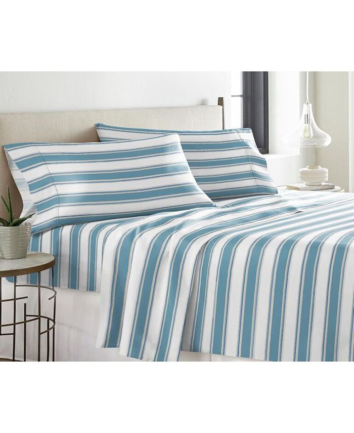 Celeste Home Cotton Heavy Weight Flannel Sheet Set, Queen Macy's