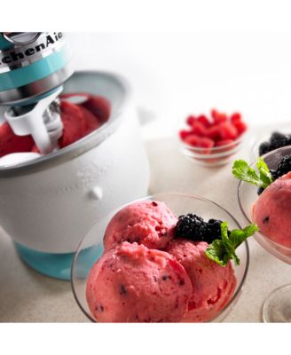 KitchenAid Ice Cream Maker Stand Mixer Attachment KICA0WH