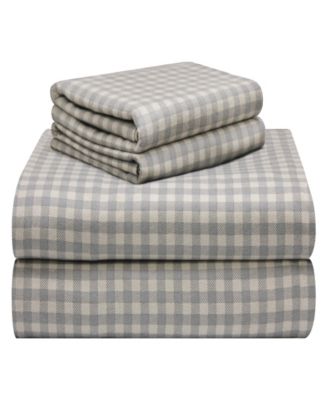 Photo 1 of Pointehaven Plaid Flannel Sheet Sets