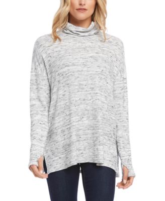 Karen Kane - Marled-Knit Turtleneck Sweater