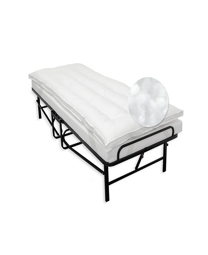 SensorPEDIC 2Inch Down Alternative Fiber Cot Bed Topper with 100