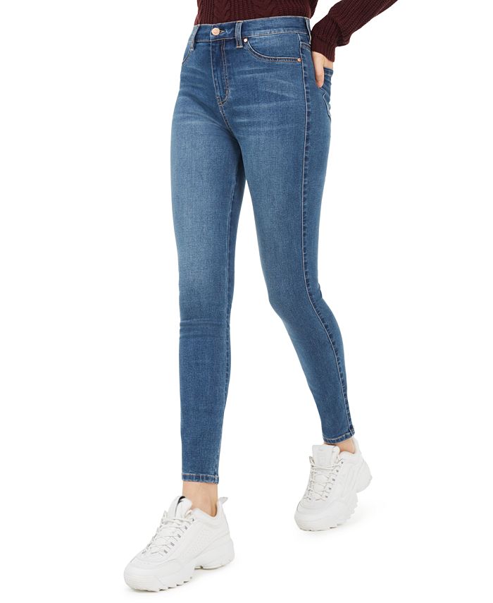 Celebrity Pink Juniors' Ultra-High-Rise Skinny Jeans & Reviews - Jeans ...