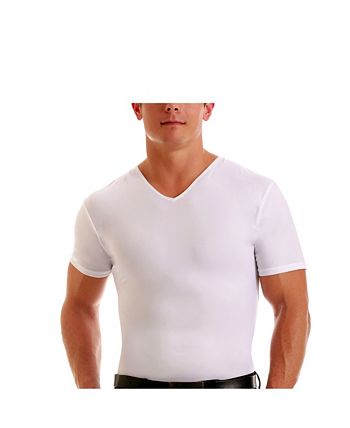 Instaslim Insta Slim Men's Compression Short Sleeve V-Neck T-Shirt - Macy's