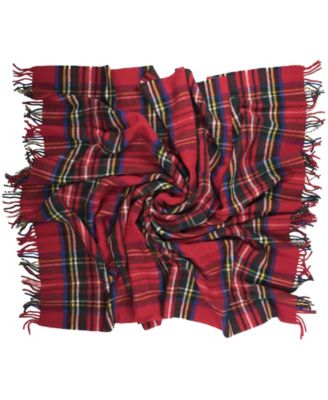 Tartan Tweed Fluffy Throw, 72" x 59"