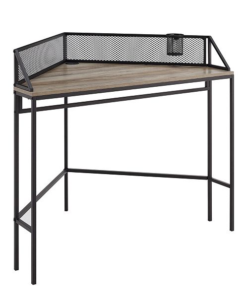 Walker Edison Industrial Corner Desk Reviews Furniture Macy S
