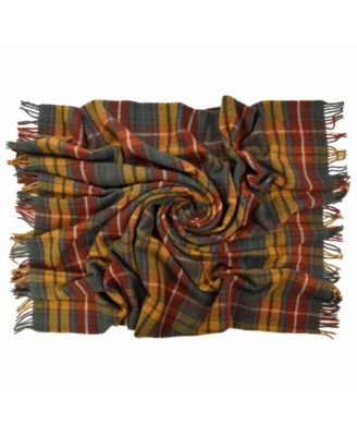 Tartan Tweed Fluffy Throw, 72" x 59"