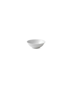 Royal Copenhagen White Fluted Half Lace Cereal Bowl