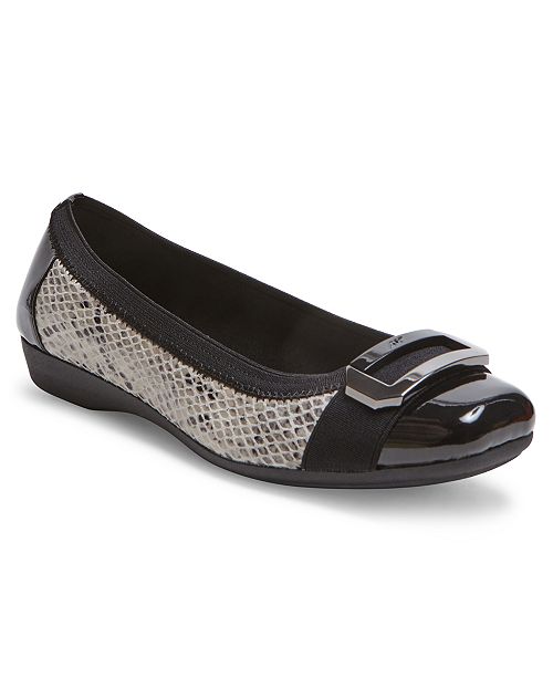 Anne Klein Sport Uplift Buckle Flats & Reviews Flats Shoes Macy's