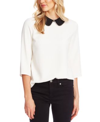 Cece embellished collar sweater best sale