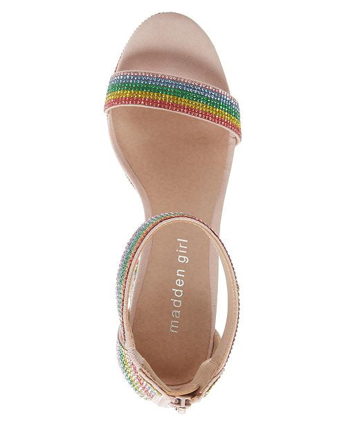 Madden Girl Siren Rhinestone Platform Sandals & Reviews Sandals