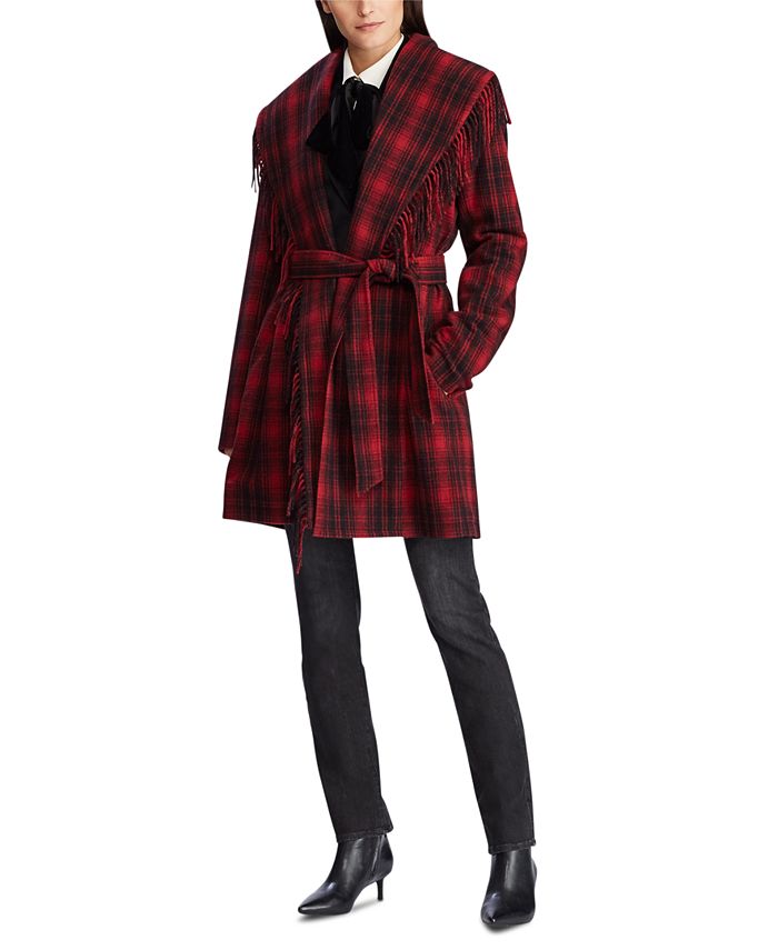 Lauren Ralph Lauren Fringe Coat Macy's