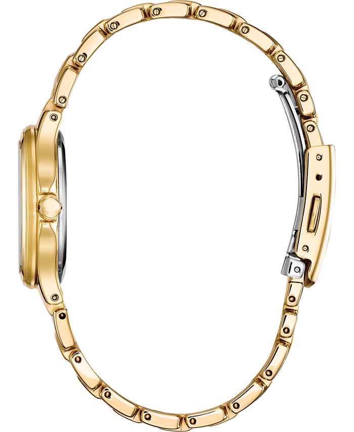 Citizen Eco-Drive Women's Chandler Gold-Tone Stainless Steel Bracelet ...