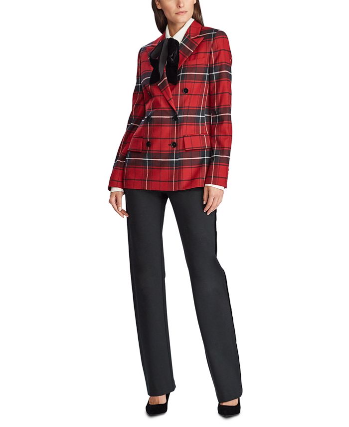 Lauren Ralph Lauren Plaid WoolBlend Blazer Macy's