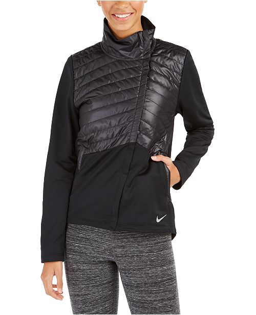 Nike Women's Essential Quilted Running Jacket & Reviews Women Macy's