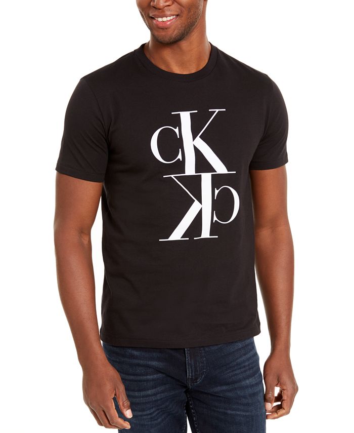 Calvin Klein Men's Monogram Logo Graphic T-shirt - Macy's