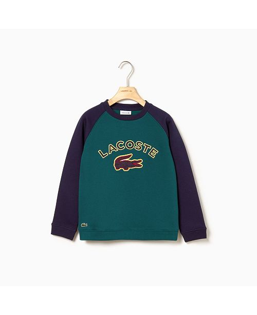 Lacoste Toddler Little And Big Boys Croc Patch Color Block Fleece