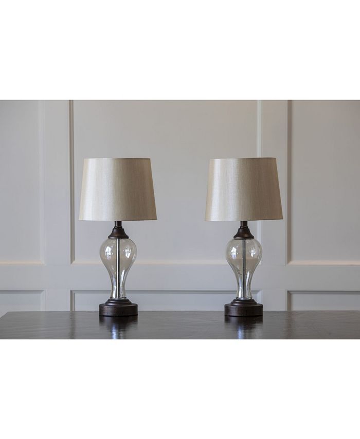 Jimco Lamp & Manufacturing Co Decor Therapy Brady Table Lamps with USB Ports Set of 2 Macy's
