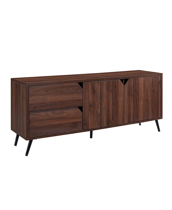 Walker Edison MidCentury TV Console & Reviews Furniture Macy's