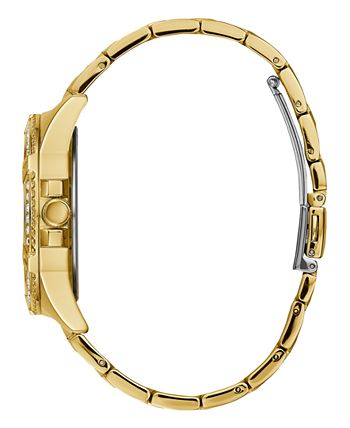 GUESS Unisex Gold-Tone Stainless Steel Bracelet Watch 40mm - Macy's