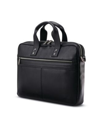 Samsonite Classic Leather Slim Brief - Macy's