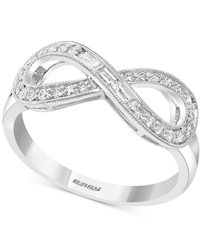 EFFY Collection EFFY Diamond Infinity Statement Ring 1 4 ct