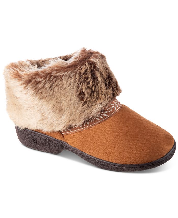 isotoner mallory boot slipper