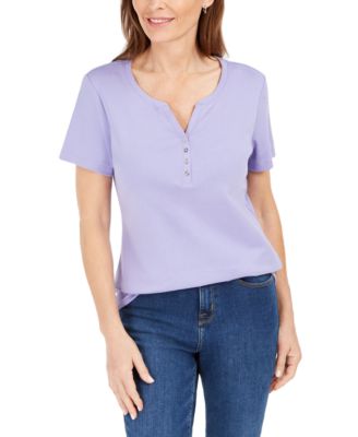 macys purple tops