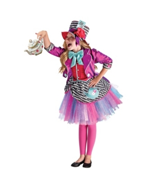 Amscan Big Girls Eccentric Mad Hatter Costume