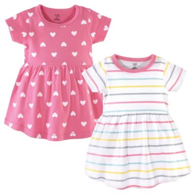 Baby Girls Hudson Cozy Stylish All-Season Dress 2Pk