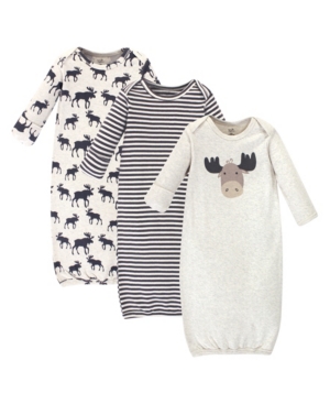 Touched by Nature Baby Girl Organic Gowns 3 Pack
