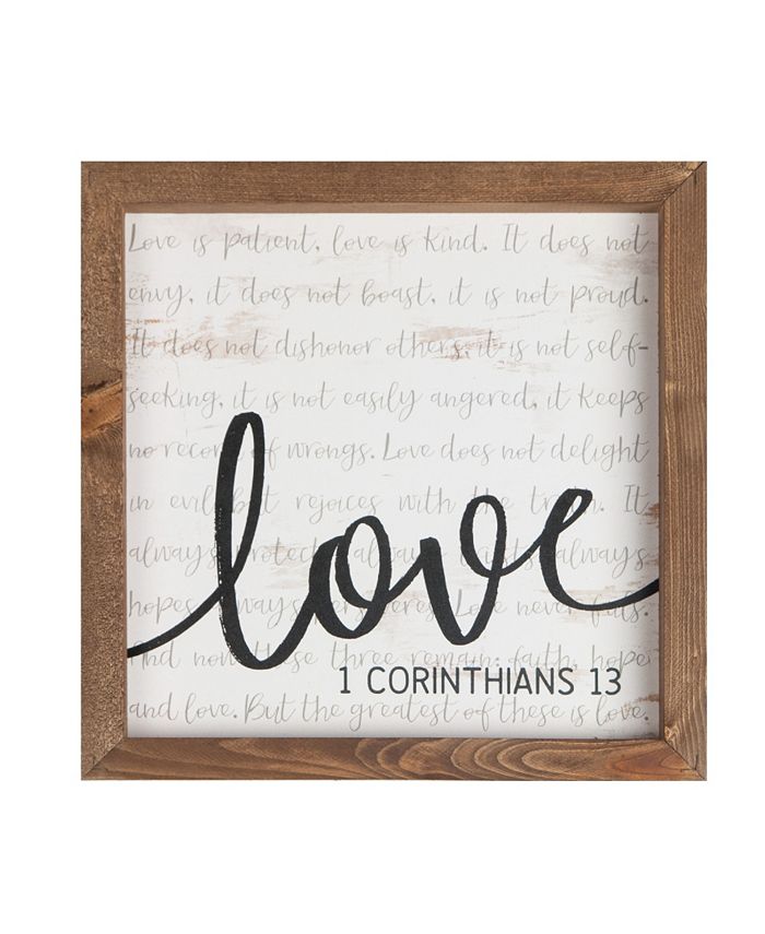 P Graham Dunn Love Wall Art Macy's