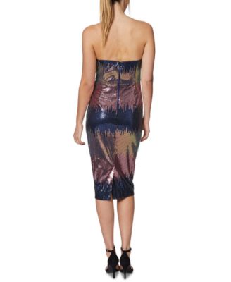 ombre sequin midi dress