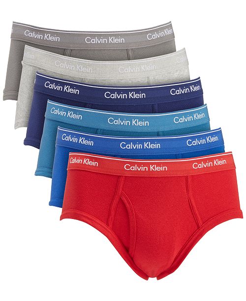 Calvin Klein Men's 6-Pk. Cotton Classic Briefs & Reviews - Underwear ...