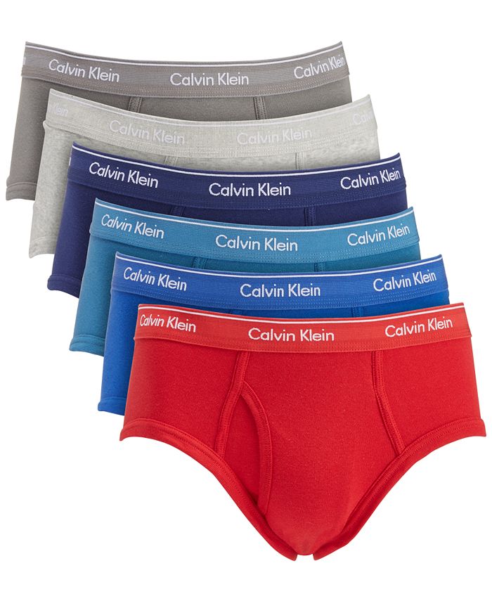 Calvin Klein Men's 6-Pk. Cotton Classic Briefs - Macy's