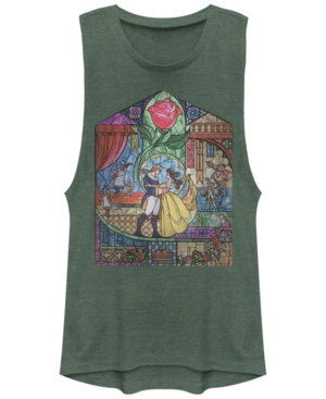 image of Disney Juniors- Princesses Glass Beauty Festival Muscle Tank Top