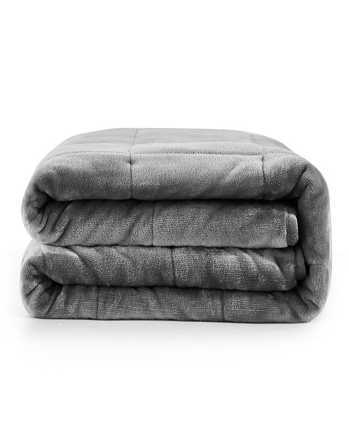 réjuve Rejuve 10lb Shiny Flannel Sherpa Weighted Blanket & Reviews