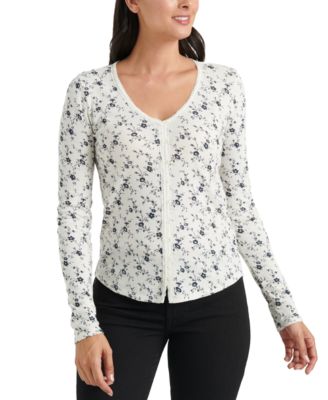 Floral thermal top online