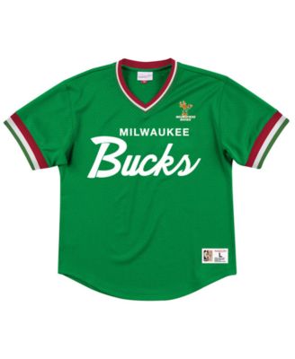 Mitchell & Ness - Men's Special Script Mesh V-Neck Jersey