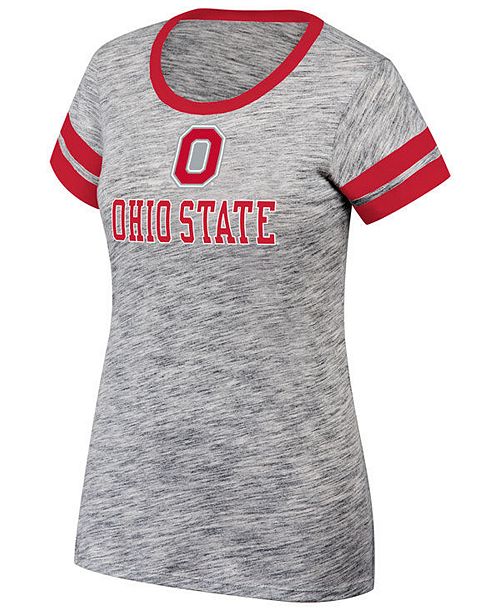 Top Of The World Women S Ohio State Buckeyes Tiebreaker Ringer T