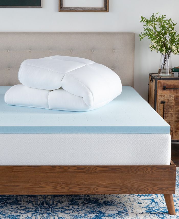 Brookside Pillow Top and Gel Memory Foam Mattress Topper, California