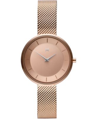 MVMT Rose Gold Mesh Watch MVMT Women main image 2