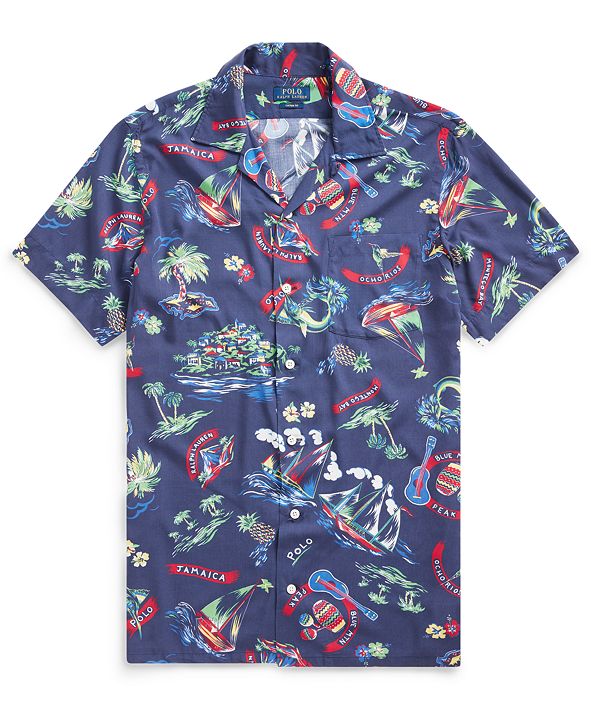 Polo Ralph Lauren Men's Custom Fit Ralphwaiian Shirt & Reviews