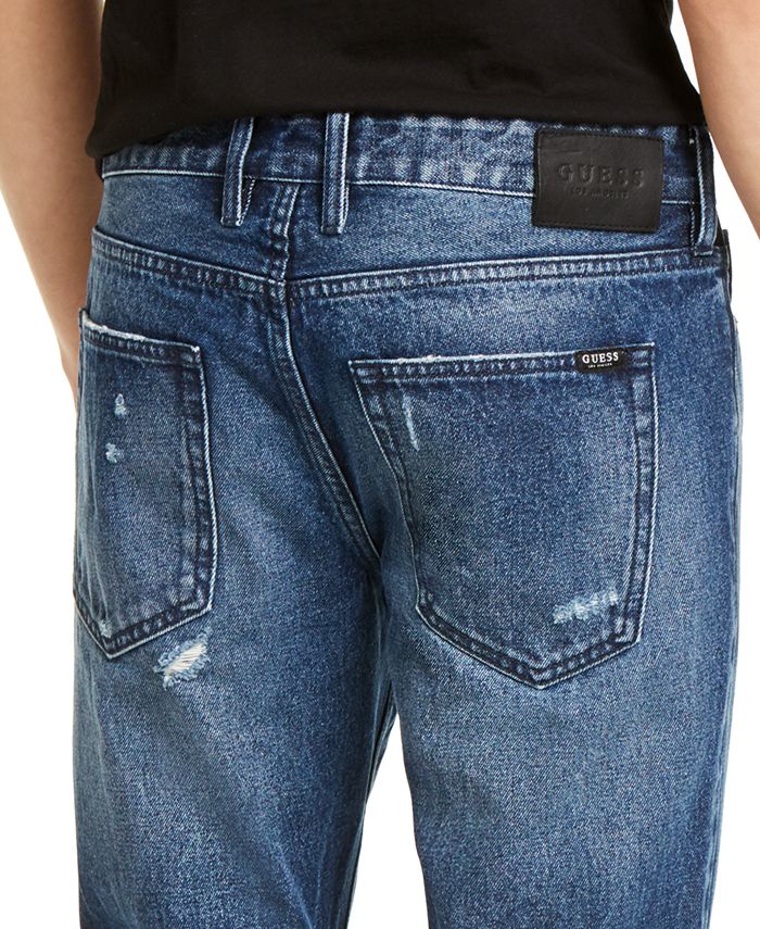 GUESS Men's Slim-Straight Rigid Jeans & Reviews - Jeans - Men - Macy's