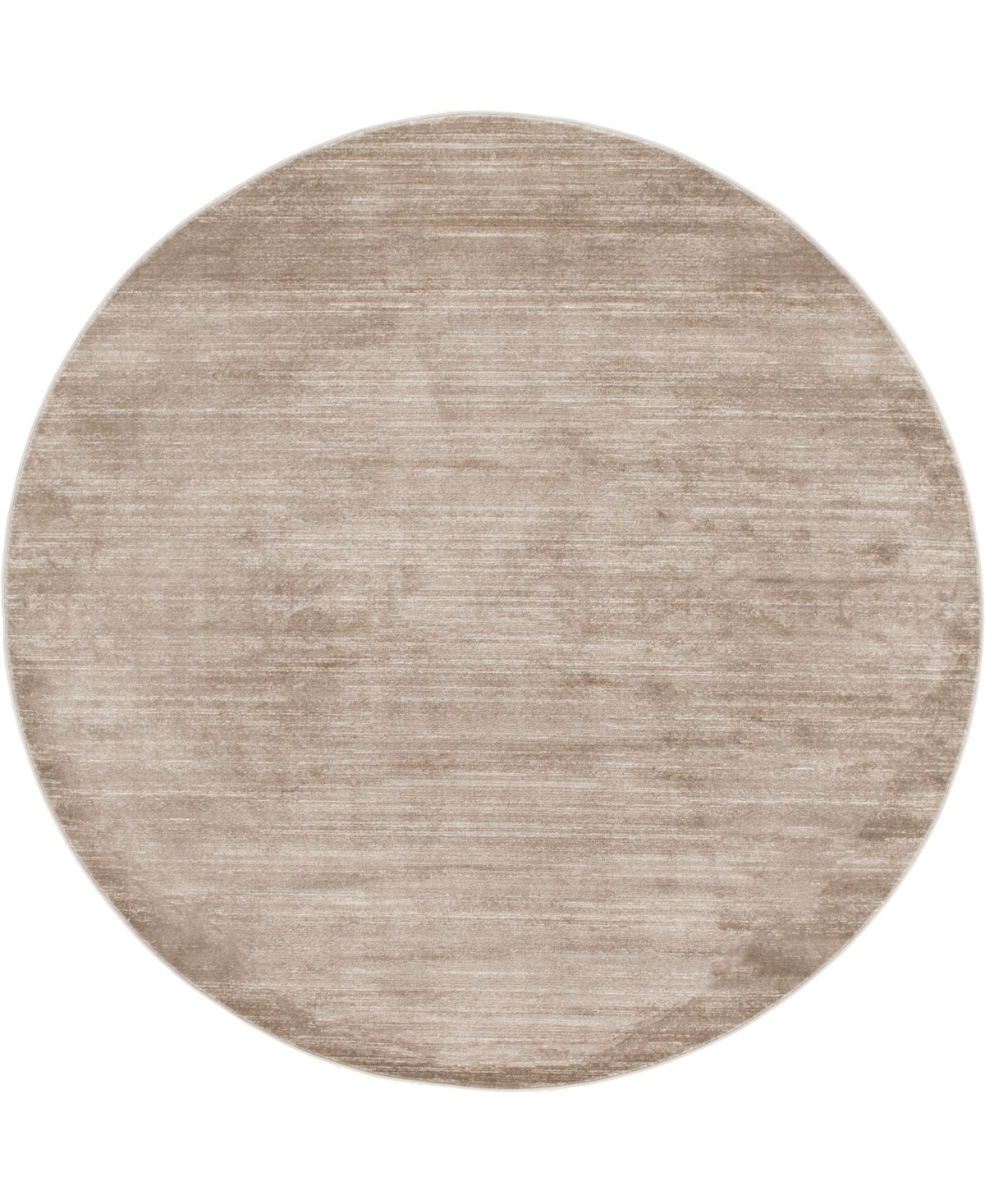 Jill Zarin Madison Avenue Uptown Jzu001 Brown 8' x 8' Round Rug - Brown