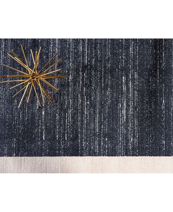 Jill Zarin Yorkville Uptown Jzu007 Navy Blue 9' x 12' Area Rug