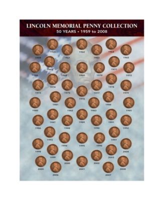 American Coin Treasures Lincoln Memorial Penny Collection 1959-2008 ...