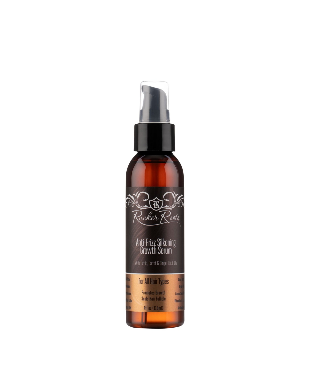 Anti-Frizz Silkening Growth Serum - Dark Brown