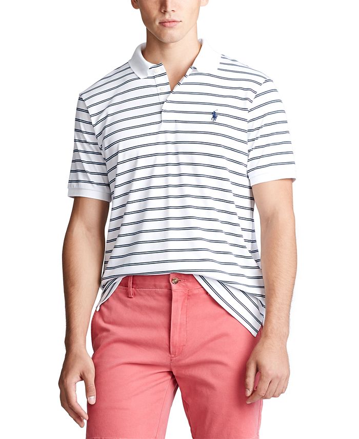 Polo Ralph Lauren Men's Classic Fit Stripe Polo Shirt - Macy's